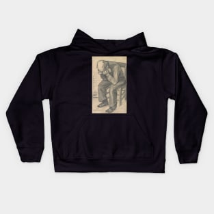 Van Gogh - Worn Out 1882 Kids Hoodie